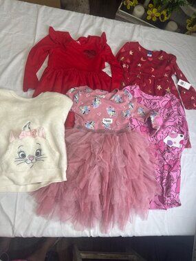 girls 3t bundle 5 pc set  3 nwt   3 preowned